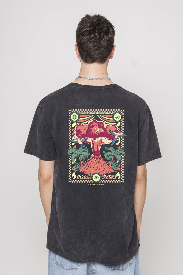 WASHED VOLCANIC SYMPHONY UNISEX - Print T-shirt2