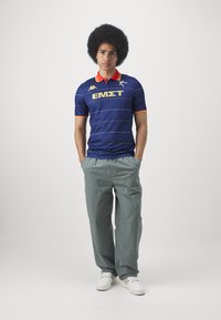Kappa Gara KOMBAT 2024 HOME KALLITHEA - Futbola krekls - blue/orange tomato/yellow