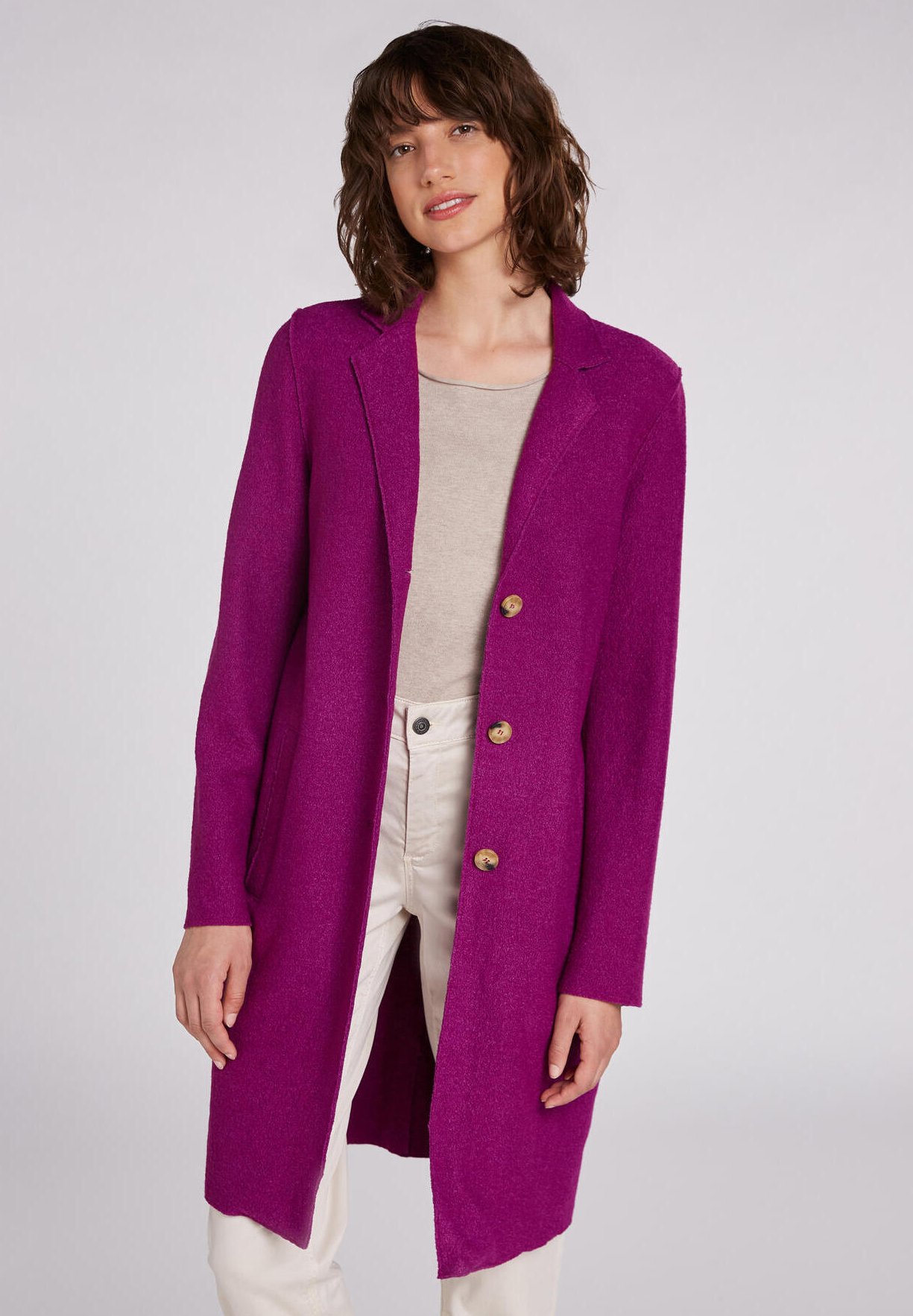 oui pink coat