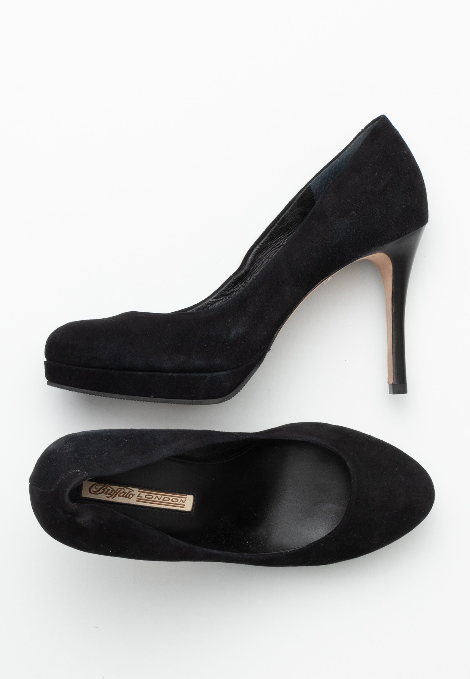 Buffalo London Platform heels black (Pre-owned) Zalando