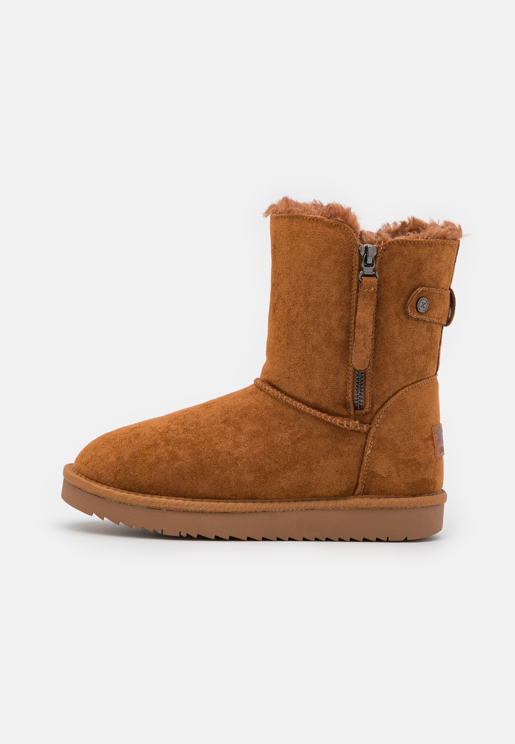 XTI Korte laarzen - camel - Zalando.nl