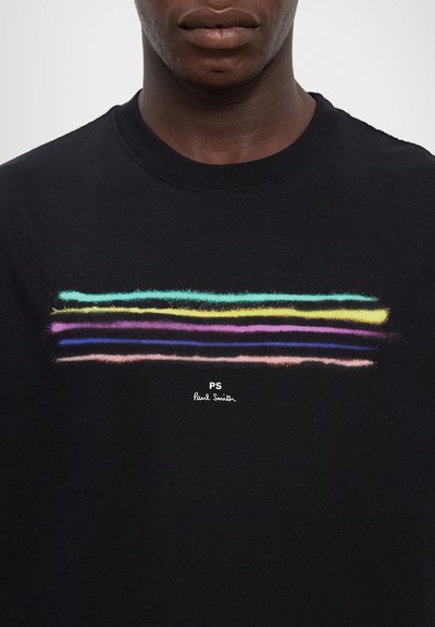 PS Paul Smith REGULAR FIT - T-shirt imprimé - black