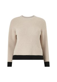 Ellos Collection Striktrøje - cremeweiß