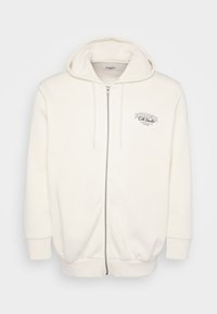 JJMAKOTO ZIP HOOD  - Hanorac - antique white