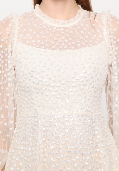 Needle & Thread SCATTER ROUND NECK GOWN - Abiti per occasioni speciali - off white
