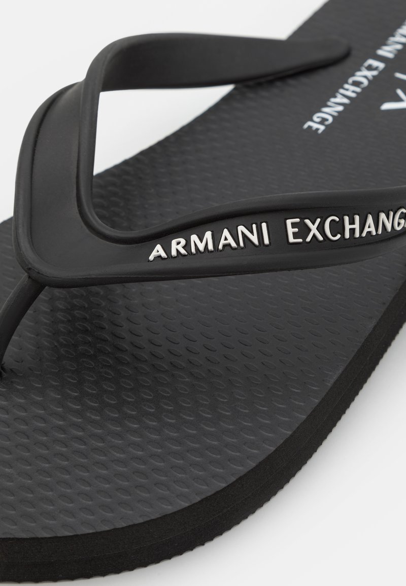 Armani Exchange Chanclas de dedo - black/negro -