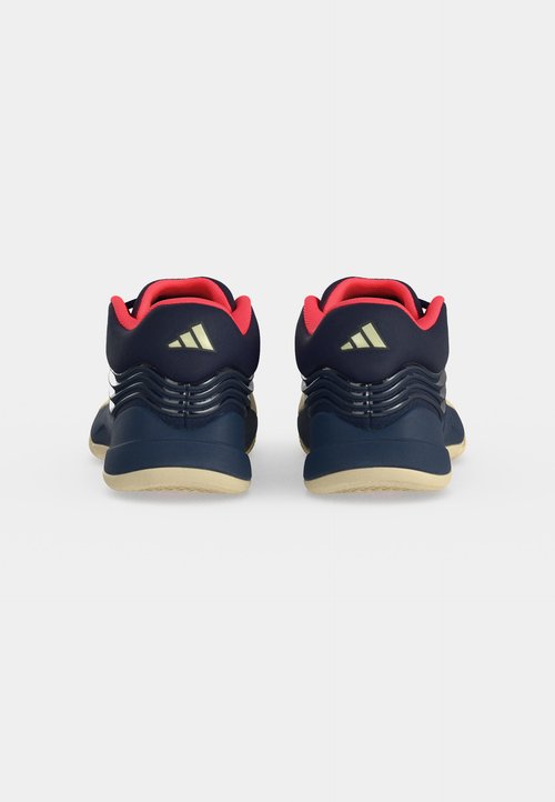 adidas DAME X UNISEX - Basketball shoes - night indigo/warm vanilla/solar turbo — photo 4