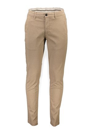 Lindbergh, AOP SUPERFLEX CHINO PANTS - Chino - sand