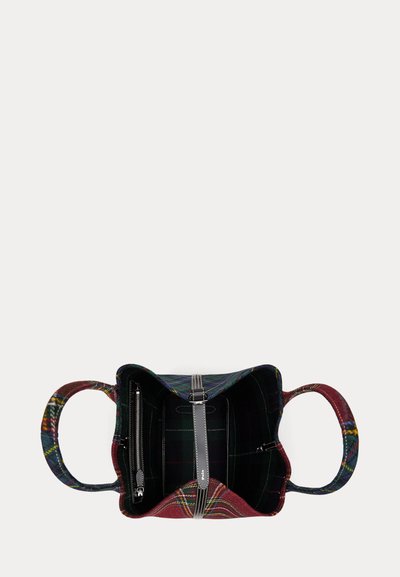 Polo Ralph Lauren PATCHWORK WOOL MEDIUM BELLPORT TOTE - Kabelka - red multi