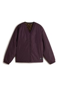 Vans SUFFOLK CHEETAH CHECK PILE - Winter jacket - dark red