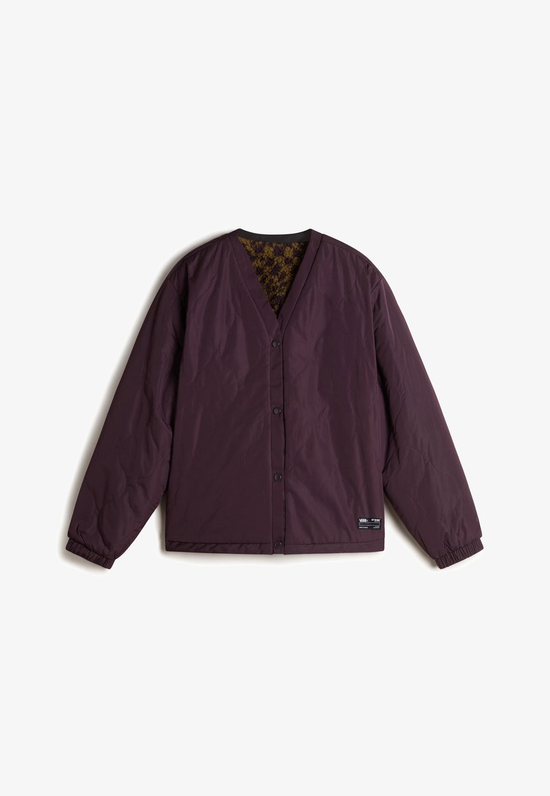 Vans SUFFOLK CHEETAH CHECK PILE - Winterjacke - dark red