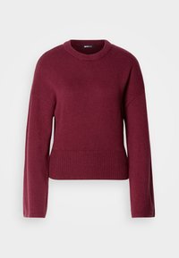 WIDE SLEEVE - Striktrøje - zinfandel