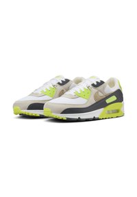 Nike Sportswear AIR MAX 90 - Zapatillas - white khaki cyber dk smoke gre phantom black