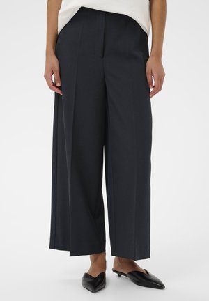 CORINNE WIDE - Trousers - salute melange