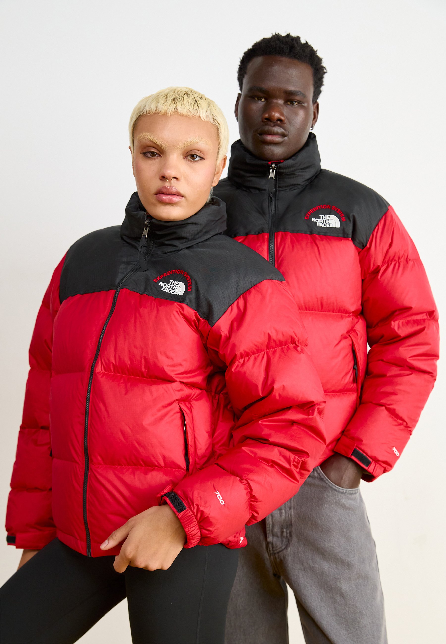 1996 Retro Nuptse Jacket Giubbotto The North Face Arancione
