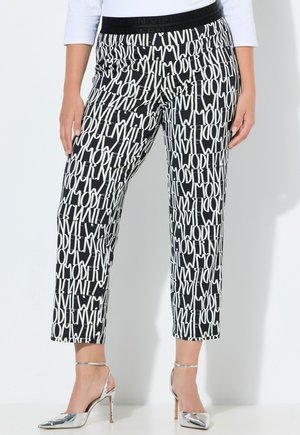 MODERN VIEW PRINT  - Stoffhose - off-white