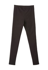 s.Oliver MIT STREIFEN DETAIL - Legging - schwarz