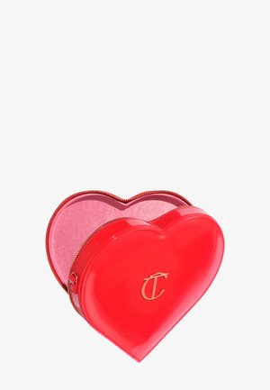 RED HEART MAKE UP BAG - Wash bag - red