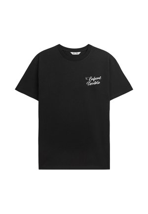 ET DINNER - Print T-shirt - black