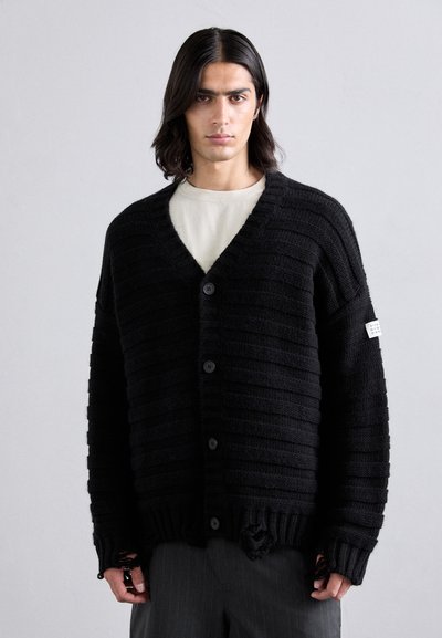 MM6 Maison Margiela CARDIGAN - Kardigán - black
