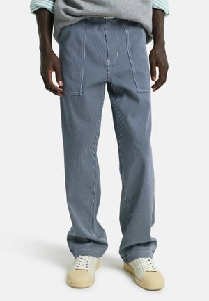 HICKORY STRIPE  - Straight leg jeans - marine