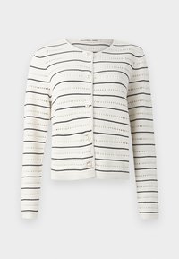 TALIANA STRIPE CARDI - Cardigan - cream/black