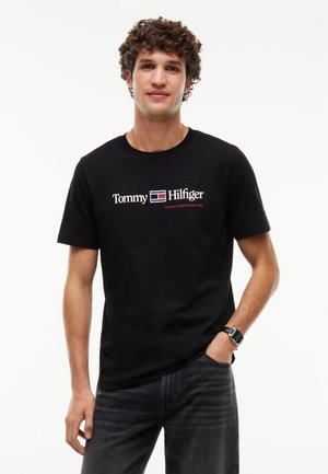 Tommy Hilfiger, GRAPHIC TEE - T-Shirt print - black