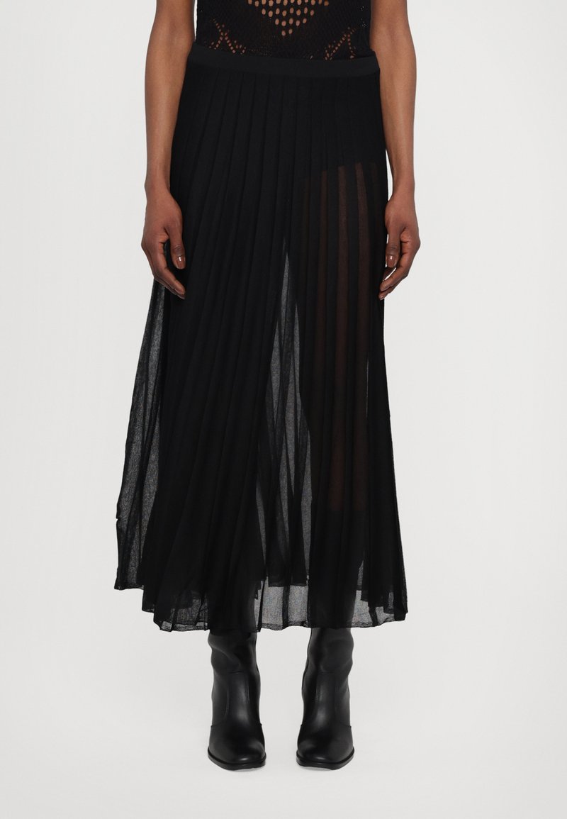 REMAIN WRAP SKIRT - Maxi szoknya - black