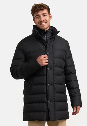 INWOODING - Wintermantel - black mix