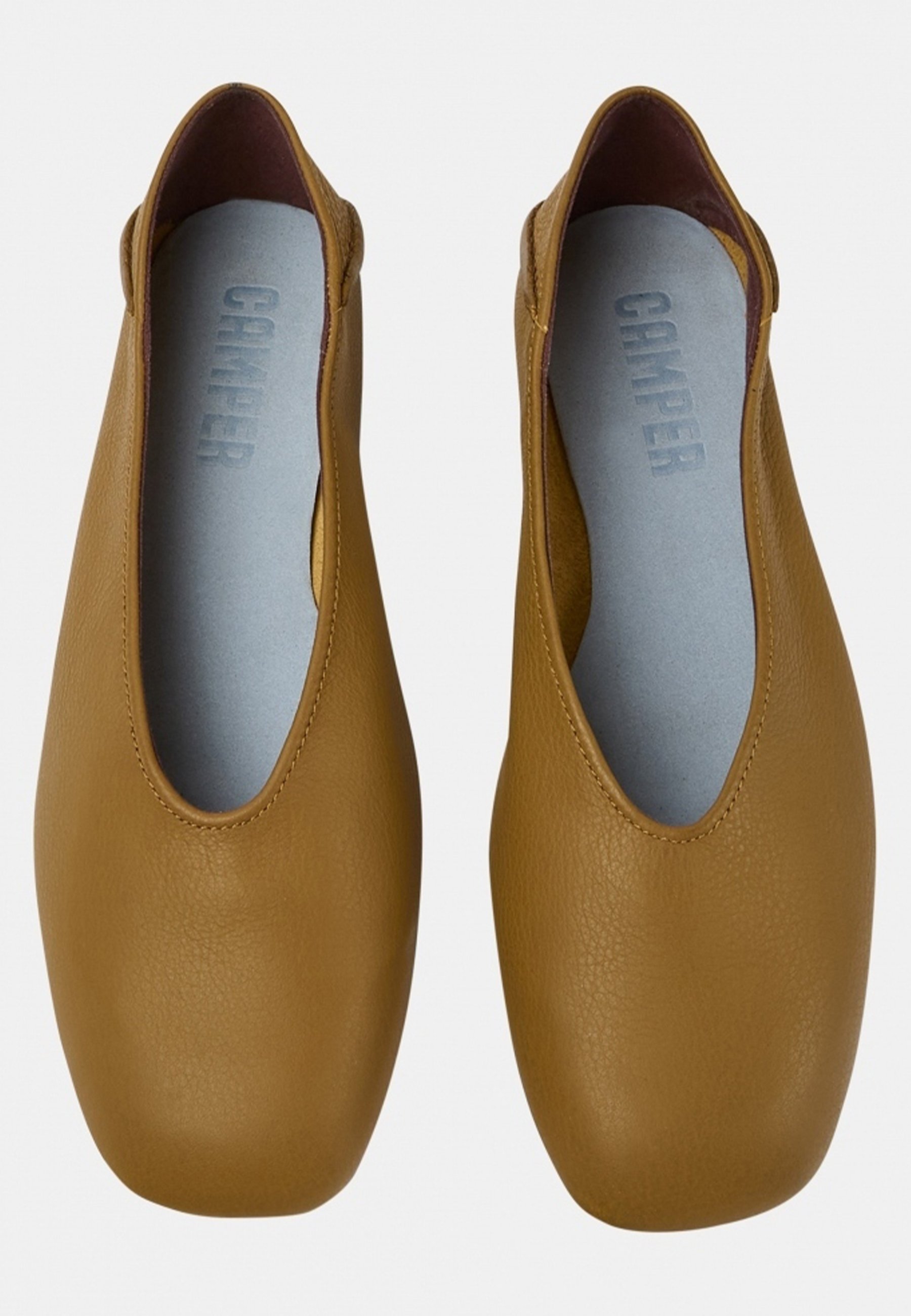 Bailarinas Romia de cuero marron claro