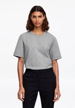 ARKET, ARKET PEARL HEAVYWEIGHT T-SHIRT - Základné tričko - grey melange