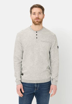 MIT KNOPFLEISTE - Trui - dark navy