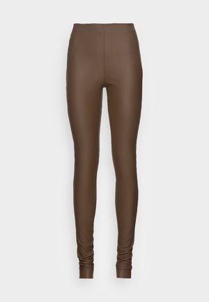 Trousers - dark brown