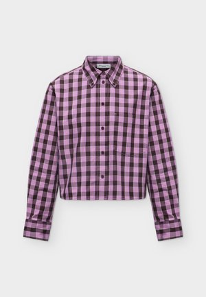 Marc O'Polo DENIM, LONGSLEEVE - Риза с копчета - light beige/multi-coloured