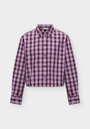 Marc O'Polo DENIM, LONGSLEEVE - Риза с копчета - light beige/multi-coloured