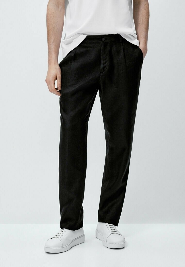Massimo Dutti Chino - black