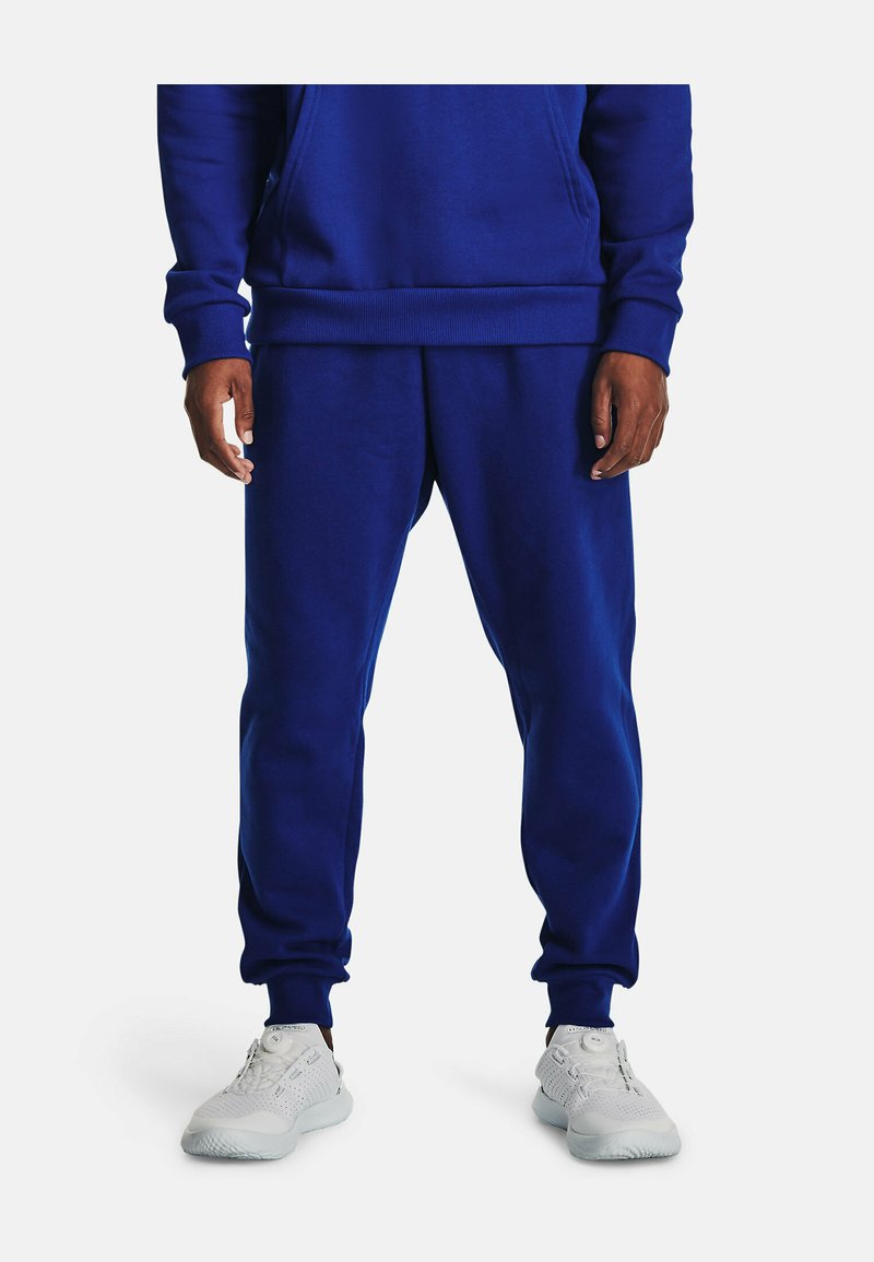 Under Armour RIVAL FLEECE - Spodnji deli trenirk - royal