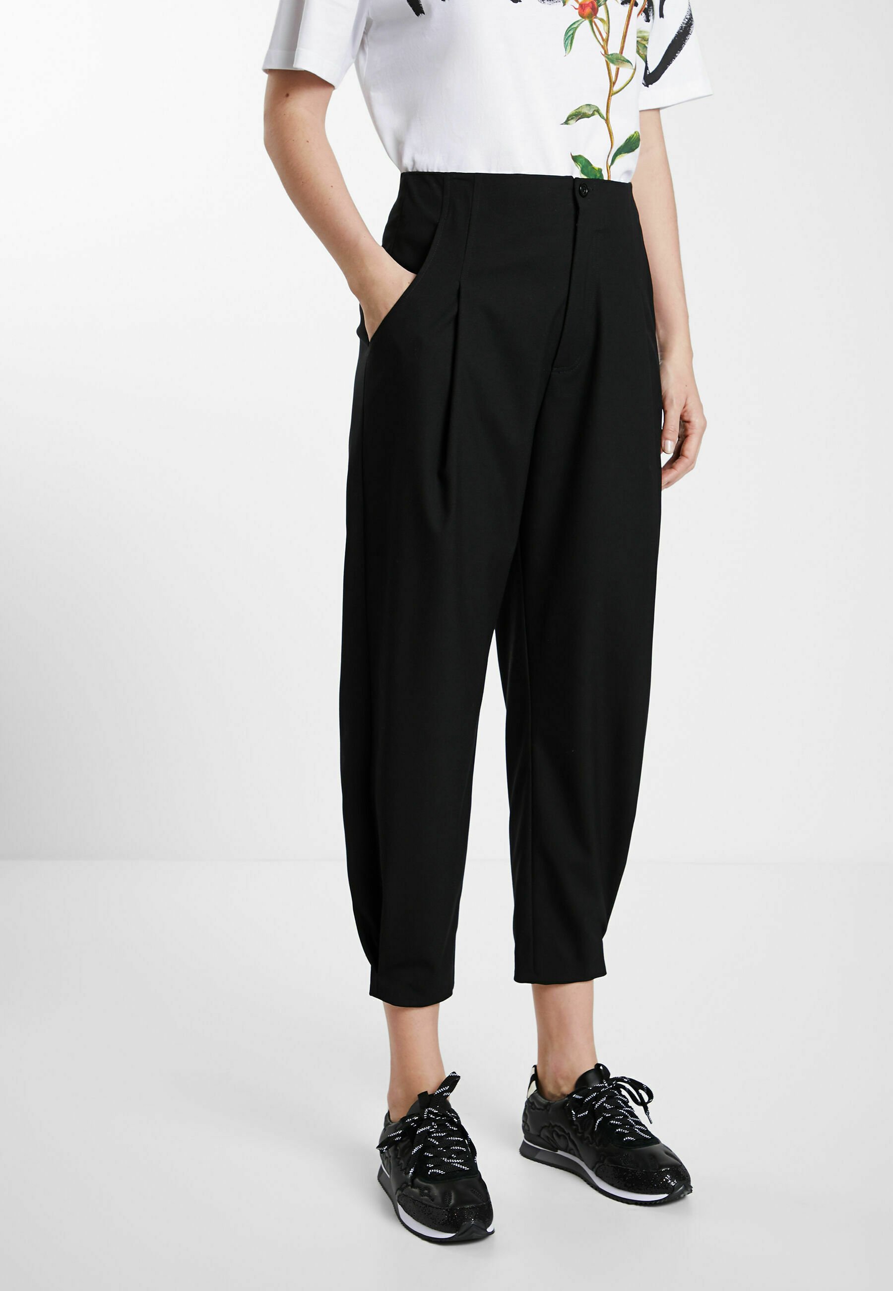 Desigual Pantaloni - black/nero - Zalando.it