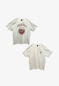 Ausgewählt, beige rot