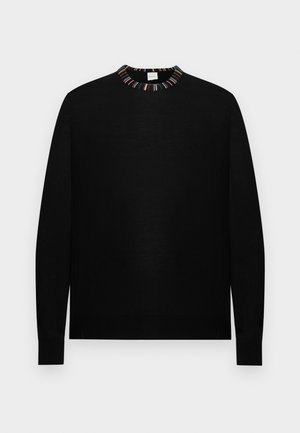 MENS SWEATER CREW NECK - Pullover - black