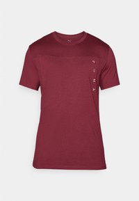 TECH TRIBLEND TEE - Sports T-shirt - ruby shimmer