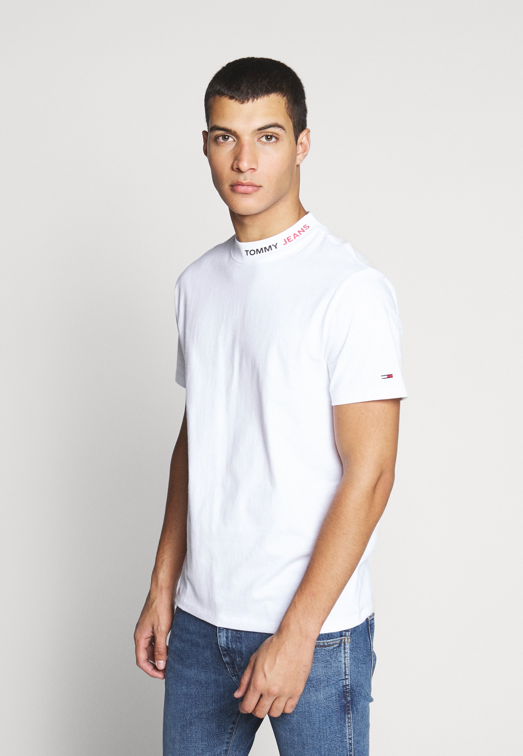 tommy hilfiger high neck t shirt