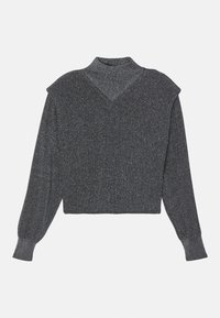ALOU - Strickpullover - black