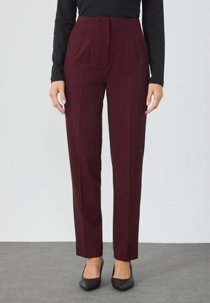 Pantaloni - bordeaux melange