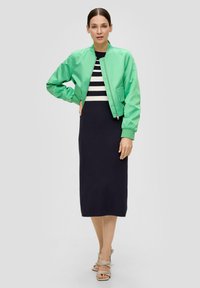 s.Oliver BLACK LABEL Gebreide jurk - navy