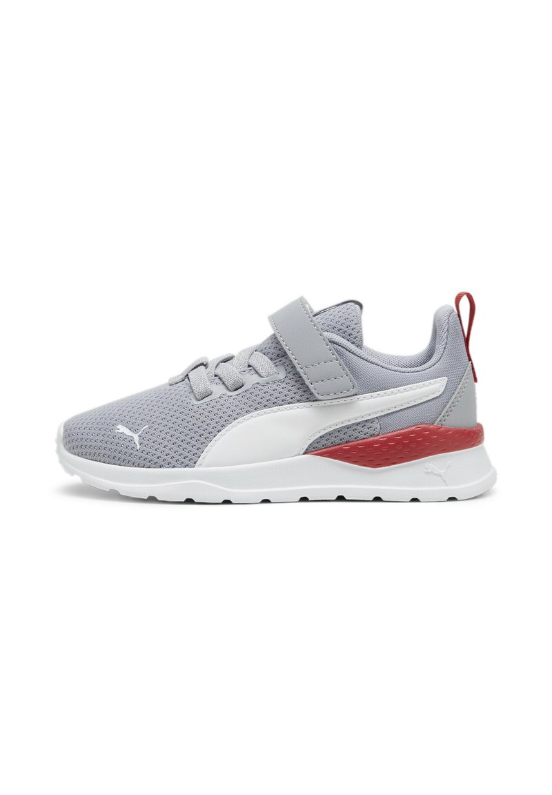 Puma ANZARUN LITE AC UNISEX - Zapatillas running asfalto - gray fog- white-club red
