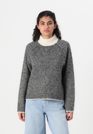 VMFELIZE HIGH NECK PULLOVER - Jersey de punto - birch/black