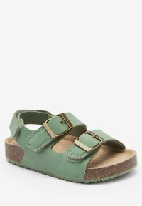 Next CUSHIONED DOUBLE BUCKLE TOUCH FASTENING STANDARD - Lära-gå-skor - sage green