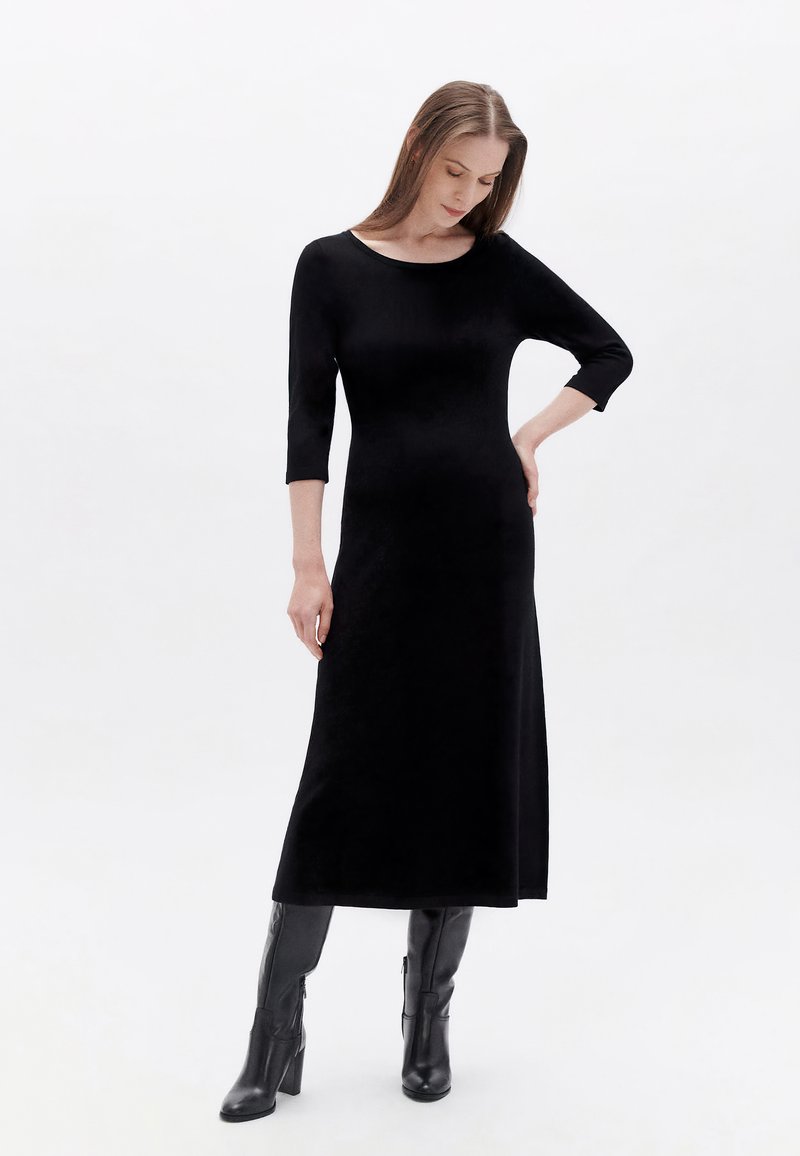 Next CRINKLE - REGULAR FIT - Vestido Informal - Brown/marrón