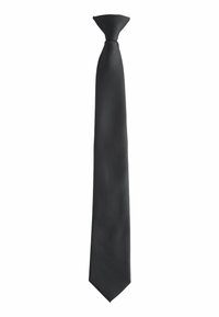 Noeud papillon noir en tissu texturé, design slim, pointe effilée et boucle étroite classique pour un maintien sécurisé.